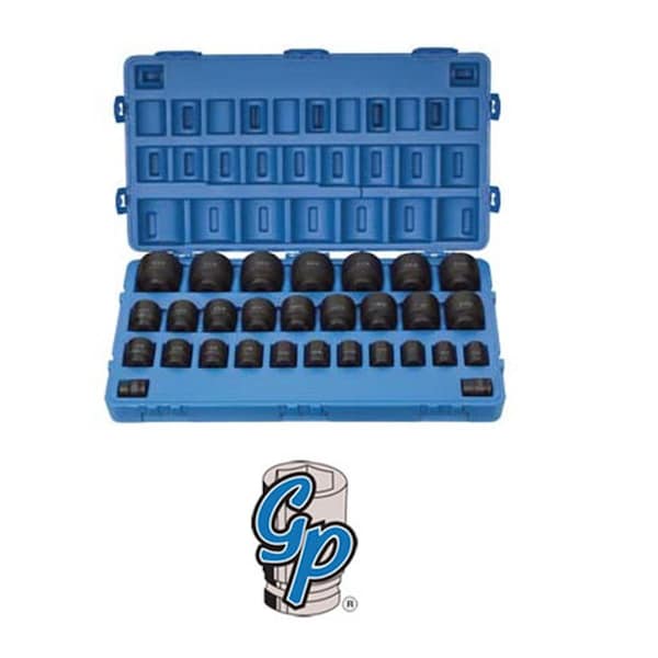 Light House Beauty 3/4" Drive 29 Pieces Shallow Impact Sae Master Set LI3484639 - main